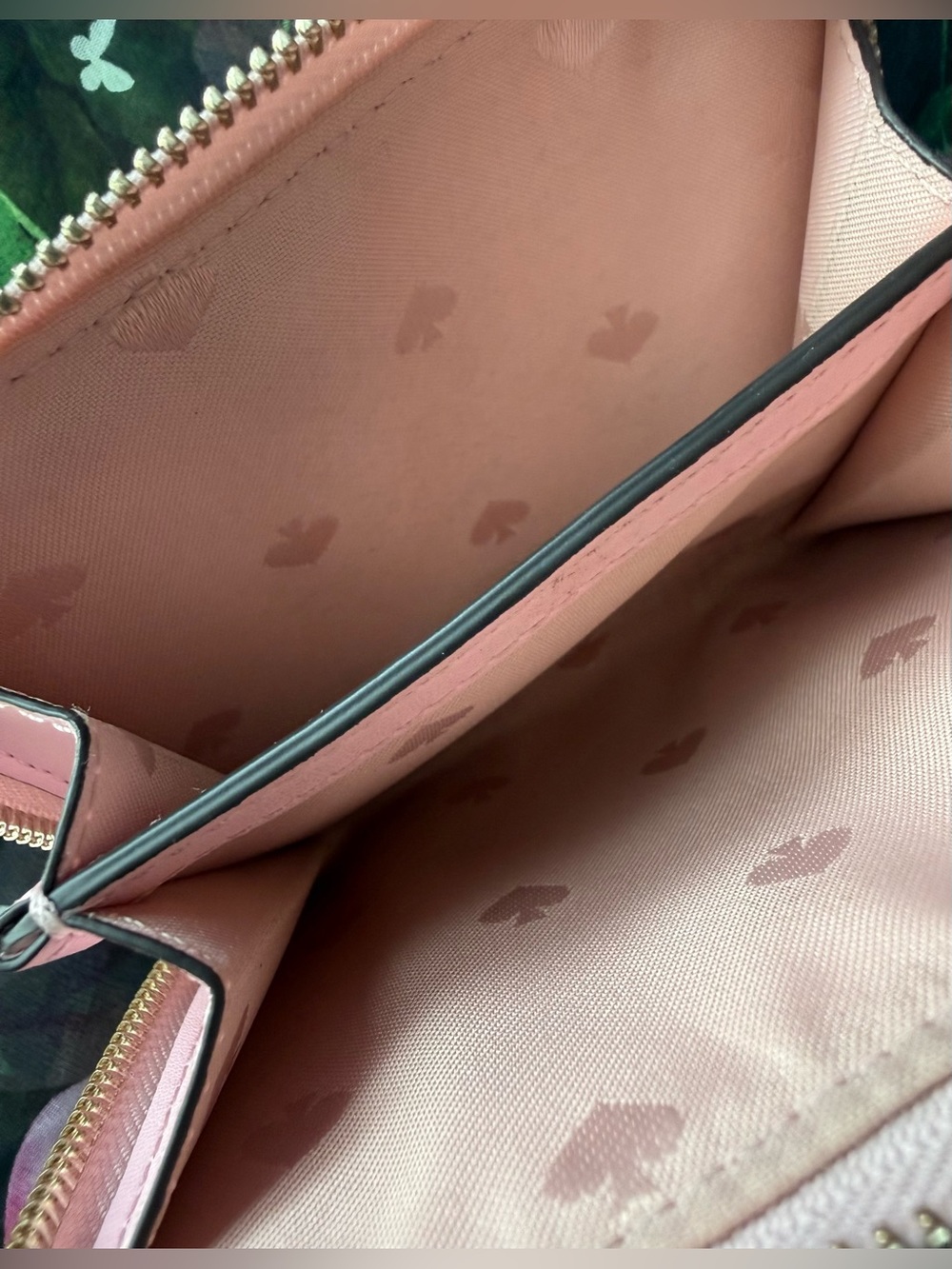 Kate Spade Staci Pink Small Zip Around Bifold Wallet - Picture 13 of 14